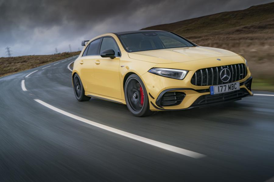  Mercedes-AMG A45 S 4Matic+ Aerodynamic Package (W177) 2019 года  (UK) (фото 9 из 68)
